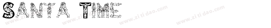 Santa Time字体转换